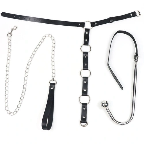 Collar and with Hook Leash 5853 EverydayUse Kinky Anal 0105